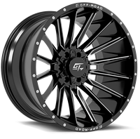 Gloss Black w/ Milled Spokes