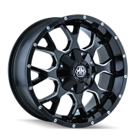 Black w/ Milled Spokes