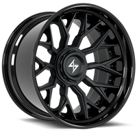 Matte Black w/ Gloss Black Lip